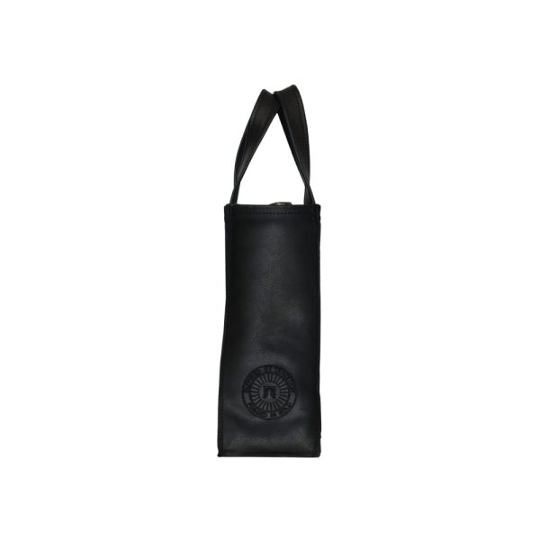 Double leather wine bag